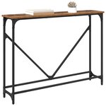vidaXL Table console Bois Ancien 102 x 23 x 75 cm Bois d'ingénierie