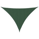 vidaXL Voile de parasol tissu oxford triangulaire 4x5x6 4 m vert foncé