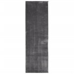 vidaXL Tapis HUARTE à poils courts doux et lavable anthracite 80x250cm