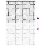 vidaXL Store enrouleur de douche avec cassette largeur du tissu 156 cm