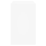 vidaXL Armoire à chaussures blanc 80x42x69 cm bois d'ingénierie