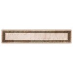 vidaXL Coureur de Tapis MARSA Noir 50 x 250 cm Polyester et PVC