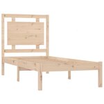 vidaXL Cadre de lit Bois massif 90x200 cm