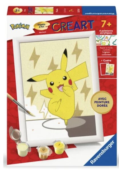 Peinture par numeros - Pokemon - Creart -