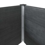 vidaXL Lit surélevé de jardin 200x100x91 cm WPC Gris