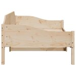 vidaXL Cadre de lit sans matelas 90x200 cm bois de pin massif