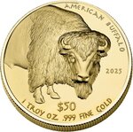 Pièce de monnaie en Or 50 Dollars g 31.1 (1 oz) Millésime 2025 Indian Chief RED CLOUD
