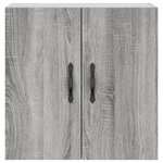 vidaXL Armoire murale sonoma gris 60x31x60 cm bois d'ingénierie