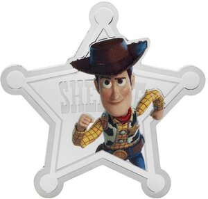 Pièce de monnaie en Argent 2 Dollars g 31.1 (1 oz) Millésime 2025 Toy Story WOODY