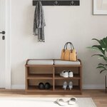 vidaXL Banc de couloir SANDNES 87x40x50 cm bois de pin massif