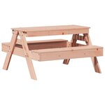 vidaXL Table de pique-nique pour enfants bois massif de douglas