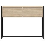 vidaXL Table d'appoint Sonoma 100 x 36 x 75 cm Bois d'ingénierie