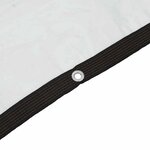 vidaXL Housse de protection plantes avec œillets 1x6 m polyéthylène