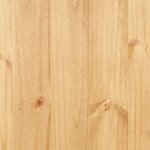 vidaXL Buffet Corona marron 112x44x78 cm bois massif pin mexicain