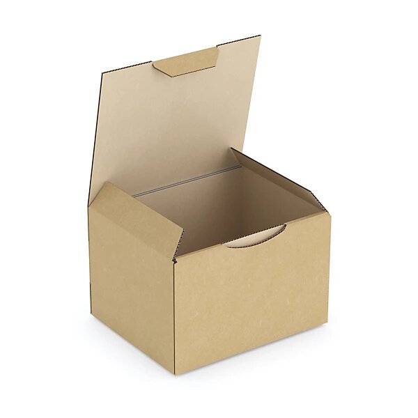 Boîte carton brune d'expédition rajapost 12x10x8 cm (lot de 50)
