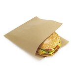 Sachet sandwich en papier ingraissable avec ouverture latérale 16x20cm (lot de 2000)