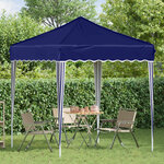 vidaXL Tente de fête pop-up 195 x 195 x 245 cm Bleu Tissu Oxford