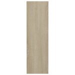 vidaXL Armoire à chaussures murale Chêne Sonoma 80x18x60 cm Aggloméré