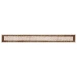 vidaXL Coureur de Tapis MARSA Noir 50 x 450 cm Polyester et PVC