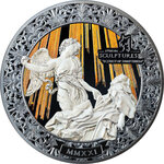 Monnaie ECSTASY OF SAINT TERESA Eternal Sculptures Special Edition 5 Oz Argent 20$ Palau 2021
