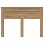 vidaXL Tête de lit Chêne artisanal 150 cm Bois d'ingénierie