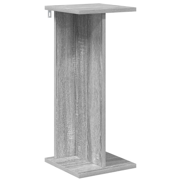 vidaXL Support de Plante Sonoma gris 25 x 25 5 x 60 5 cm