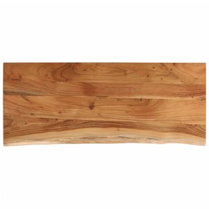vidaXL Dessus de table 90x40x2 5 cm rectangulaire bois massif acacia