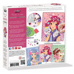 Jeu créatif - Diamond painting - Dès 5 ans - 3 tableaux princesses - Activité manuelle