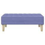vidaXL banc Bleu jean 113 x 57 x 39 cm tissu