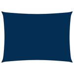 vidaXL Voile de parasol Tissu Oxford rectangulaire 2x4 m Bleu