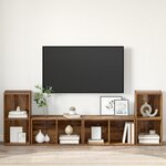 vidaXL Ensemble meuble TV 4 Pièces Bois ancien 72 x 35 x 36.5 cm