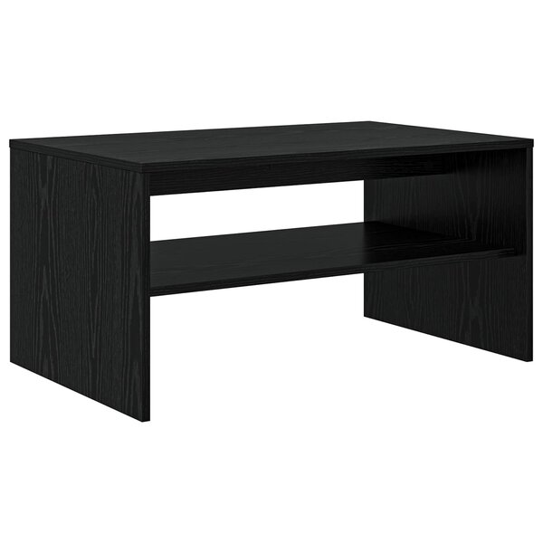 vidaXL Table basse Chêne noir 80 x 50 x 40 cm Bois d'ingénierie
