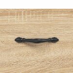 vidaXL Buffet haut Chêne sonoma 69 5x34x180 cm Bois d'ingénierie