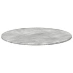 vidaXL Plateau de table Gris béton 70 x 70 x 1 5 cm Bois d'ingénierie