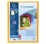 Protège document personnalisable PP Kreacover 120 vues assortis EXACOMPTA