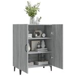 vidaXL Buffet Sonoma gris 70x34x90 cm Bois d'ingénierie