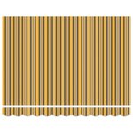 vidaXL Auvent Rétractable Jaune et Gris 3 x 2 m Aluminium et polyester