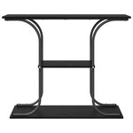 vidaXL Table console Chêne noir 101 x 35 x 80.5 cm Bois d'ingénierie