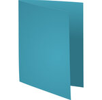Paquet 100 chem Foldyne180 bord décalé bleu x 5 EXACOMPTA
