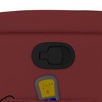 vidaXL Fauteuil de massage inclinable Rouge bordeaux Similicuir