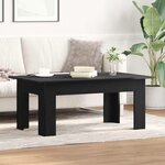 vidaXL Table basse Chêne noir 100 x 60 x 42 cm Bois d'ingénierie
