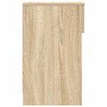 vidaXL Tables de chevet avec tiroir 2 Pièces chêne sonoma 20x36x60 cm