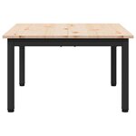 vidaXL Table basse Naturel 60 x 60 x 36 cm Bois de pin massif