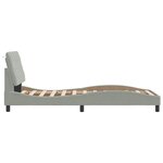 vidaXL Cadre de lit sans matelas gris clair 90x200 cm velours