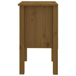 vidaXL Table de chevet Marron miel 40x35x61 5 cm Bois de pin solide
