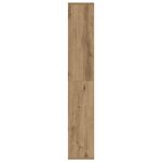 vidaXL Bibliothèque chêne artisanal 72x20x120 cm bois d'ingénierie