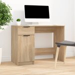vidaXL Bureau Chêne sonoma 100x50x75 cm Bois d'ingénierie