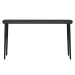 vidaXL Mobilier de salle à manger de jardin coussins 5 Pièces Beige/noir