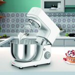 Robot pâtissier essential robot multifonction moulinex qa150110 - 800 w - 6 vitesses - inox - 4 8 l