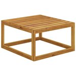 vidaXL Salon de jardin 5 Pièces avec coussins Bois d'acacia solide